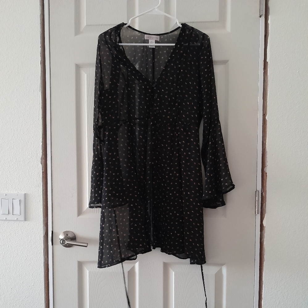 ISO Sheer Bell Sleeve Dresses